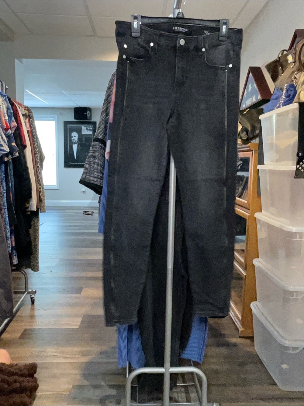 Liverpool Black Ankle Jeans
